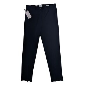 LINDBERGH‎ WHITE Ankle Grazer Pants Navy Blue Tailored Fit Mens L 34X29